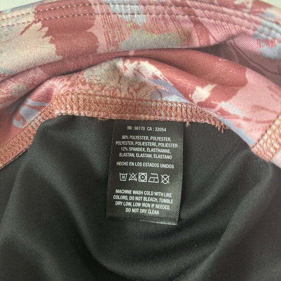 Anthropologie Daily Practice Allie Leggings (Size M) Floral Scallop & Tie Detail - Picture 11 of 11